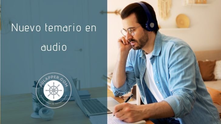 Temario Patrón Profesional de Embarcaciones de Recreo Ahora en Audio