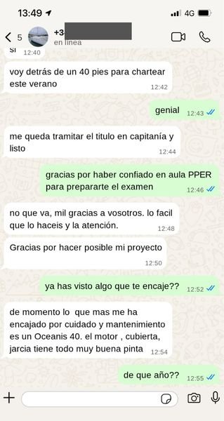 opiniones whatsapp AULA
