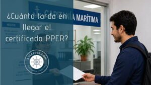 tramitar certificado PPER capitanía marítima documentació